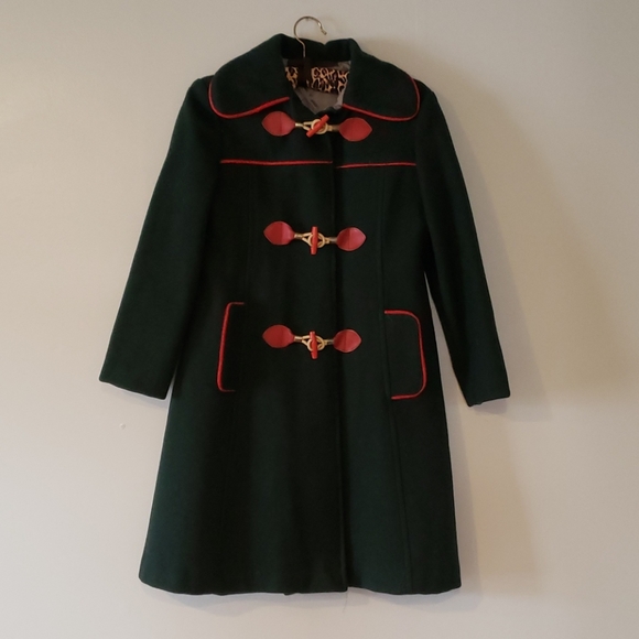 Jackets & Blazers - Vintage Hunter Green Pea Coat
